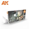 AK Interactive AK11683 3G BLACK & CREAM WHITE VEHICLE INTERIORS  6x17 ml